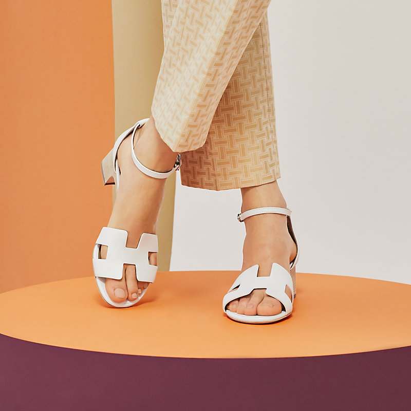 Encens 50 sandal - White | Hermès Norway